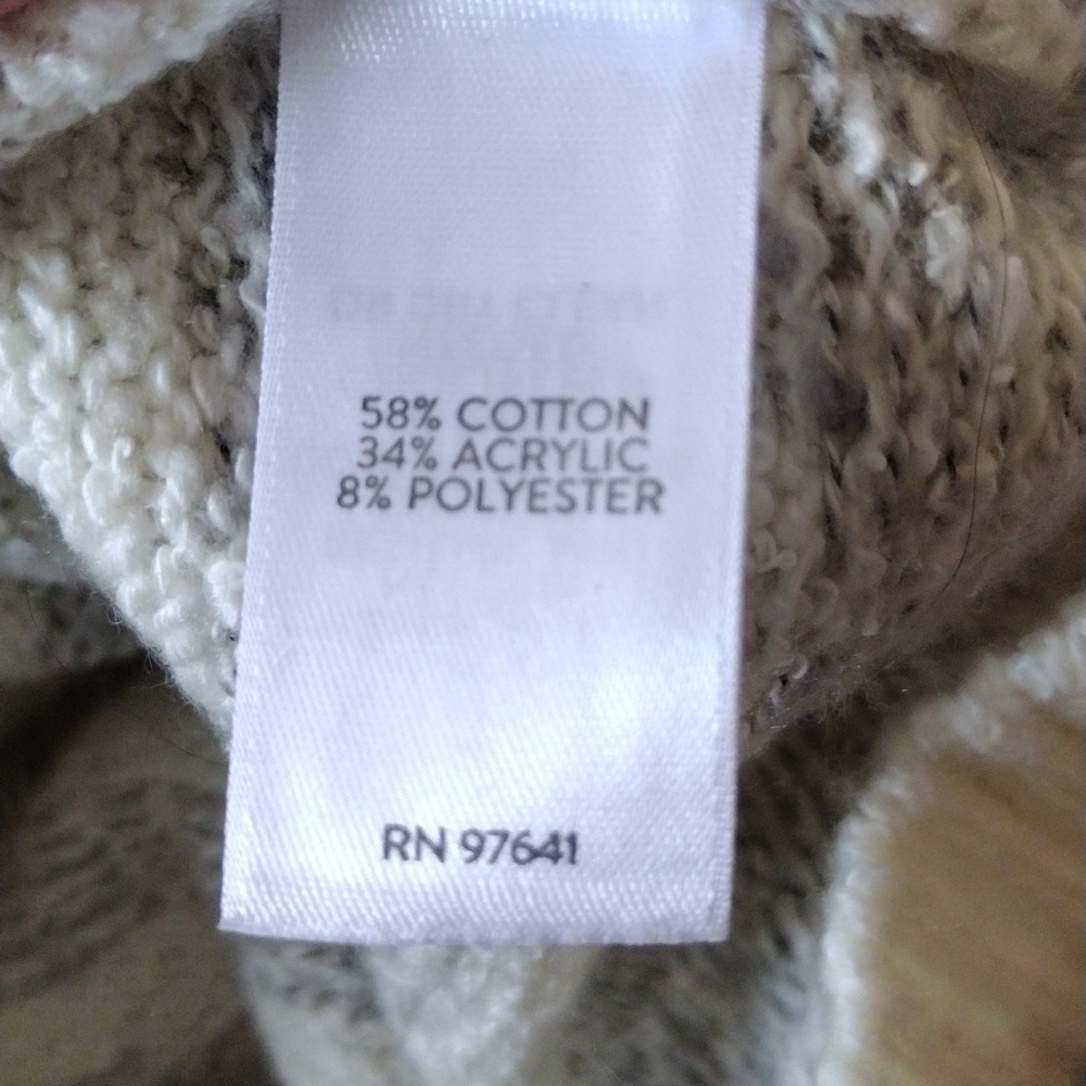J. Jill Classic Fair Isle Nordic Cotton Blend Knit Sweater Medium NWOT - Picture 14 of 14
